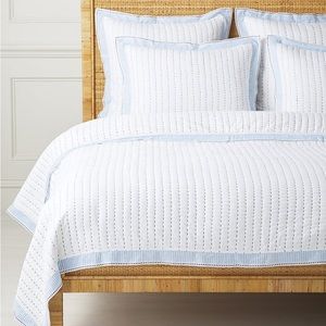 Serena & Lily dupe Twin XL quilt and euro sham set